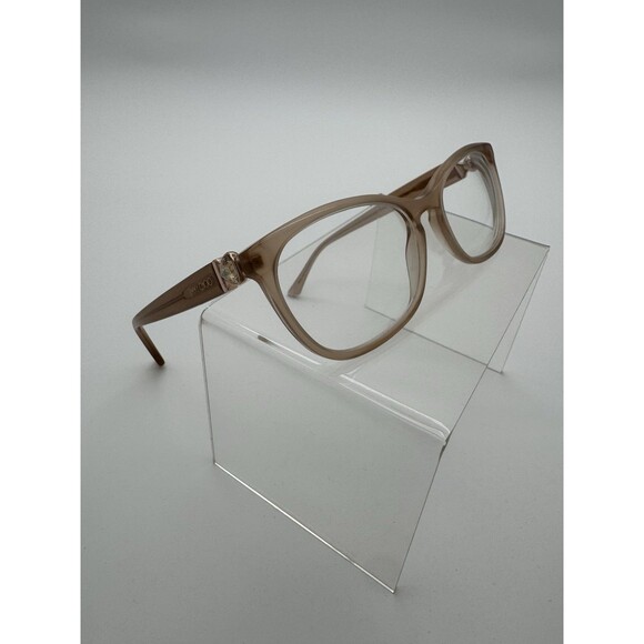 Jimmy Choo JC317 09Q 54 BROWN Women's Eyewear Frames Jeweled Rhinestone - Picture 1 of 7